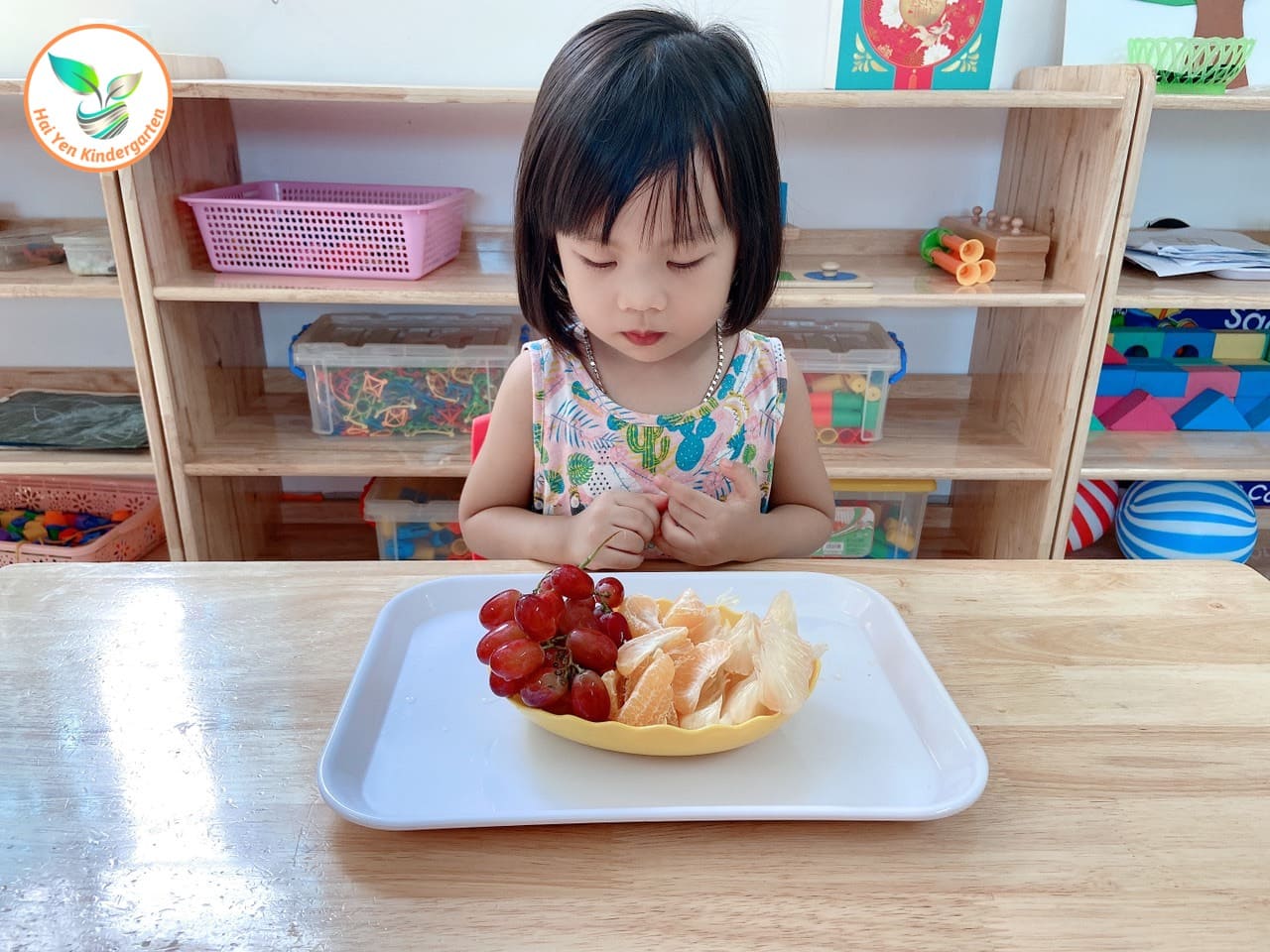 Hoạt Động Montessori: Góc Ẩm Thực - Mầm Non Hải Yến - Trương Định