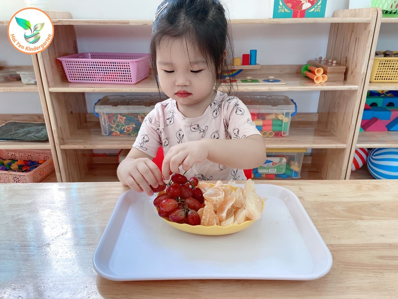 Hoạt Động Montessori: Góc Ẩm Thực - Mầm Non Hải Yến - Trương Định
