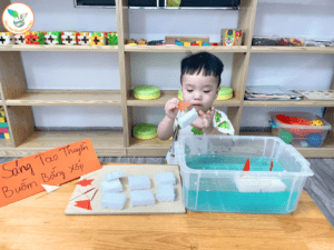 KHÉO TAY LÀM THUYỀN BUỒM – BÉ SÁNG TẠO KHÔNG GIỚI HẠN - Mầm Non Hải Yến - Trương Định