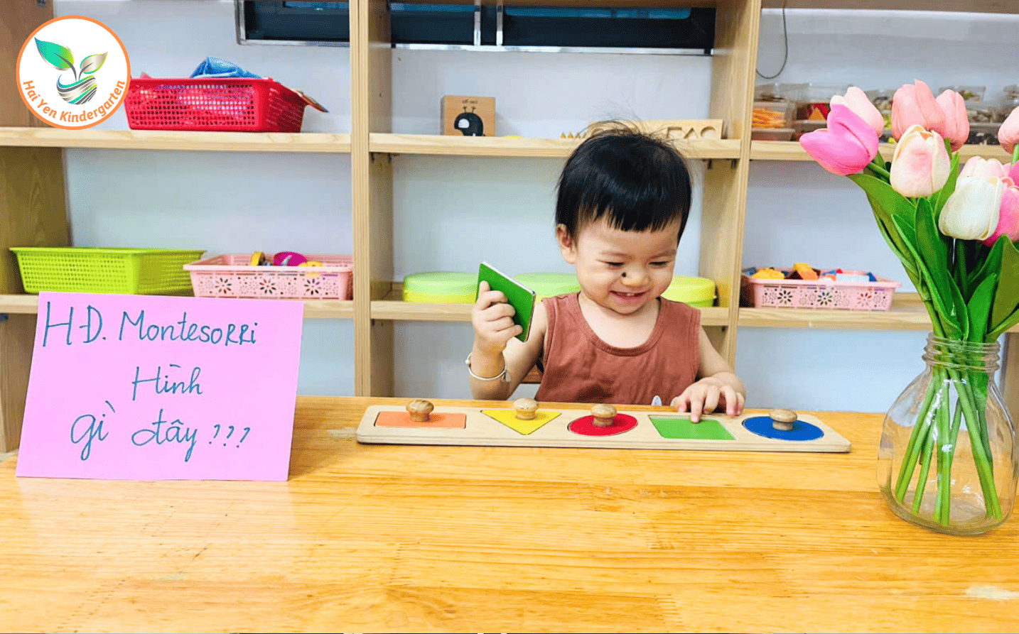 HÌNH GÌ ĐÂY? – BÉ CÙNG LÀM QUEN VỚI HÌNH HỌC - Mầm Non Hải Yến - Trương Định