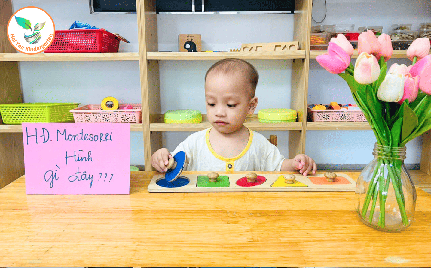 HÌNH GÌ ĐÂY? – BÉ CÙNG LÀM QUEN VỚI HÌNH HỌC - Mầm Non Hải Yến - Trương Định