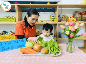 BÉ VỚI RAU CỦ QUẢ - Mầm Non Hải Yến - Trương Định