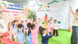 TIẾT HỌC CẢM THỤ ÂM NHẠC TẠI MẦM NON HẢI YẾN - Mầm Non Hải Yến - Trương Định