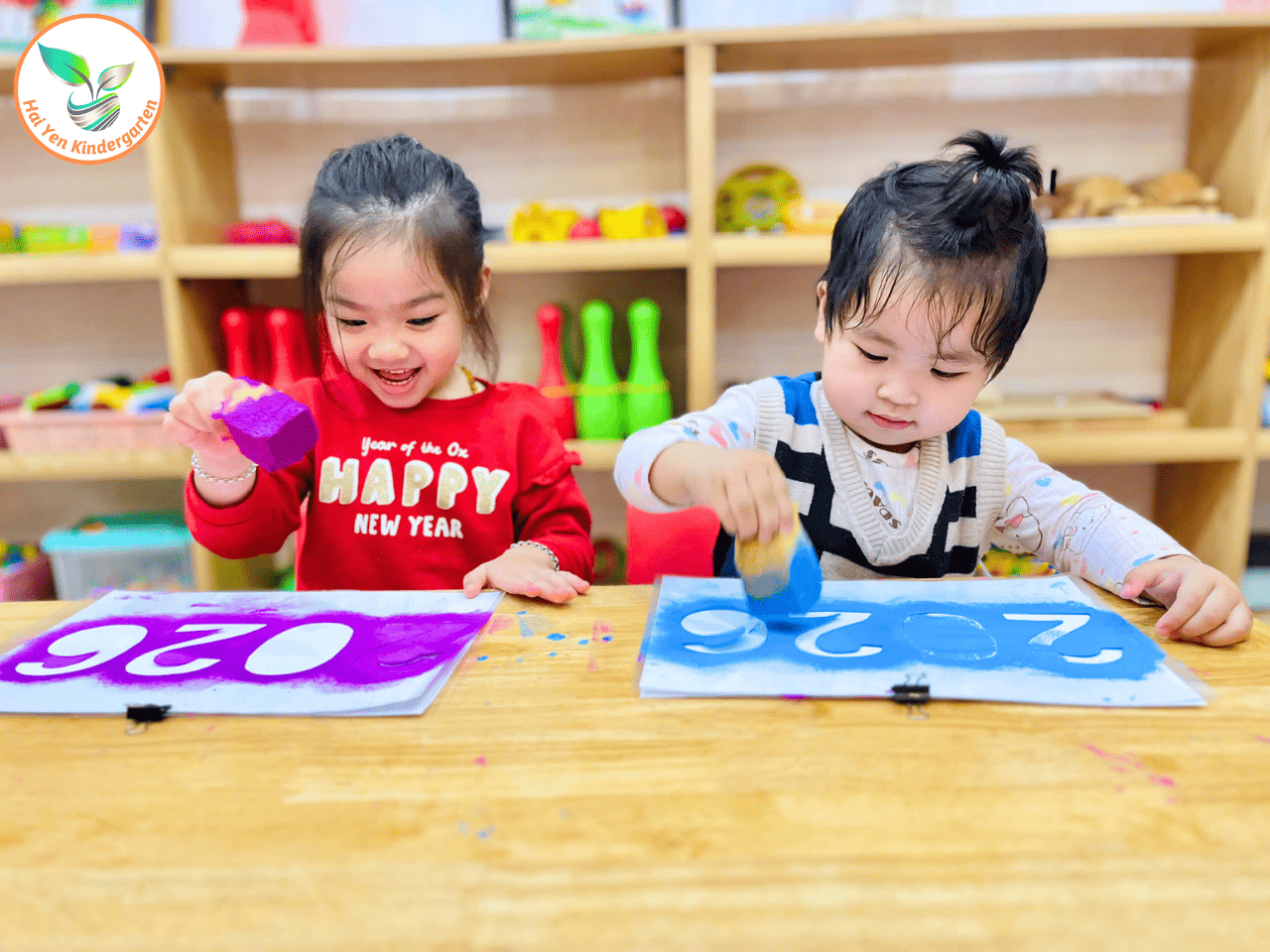 LỜI CHÚC NĂM MỚI TỪ NHỮNG ĐÔI TAY NHỎ - Mầm Non Hải Yến - Trương Định