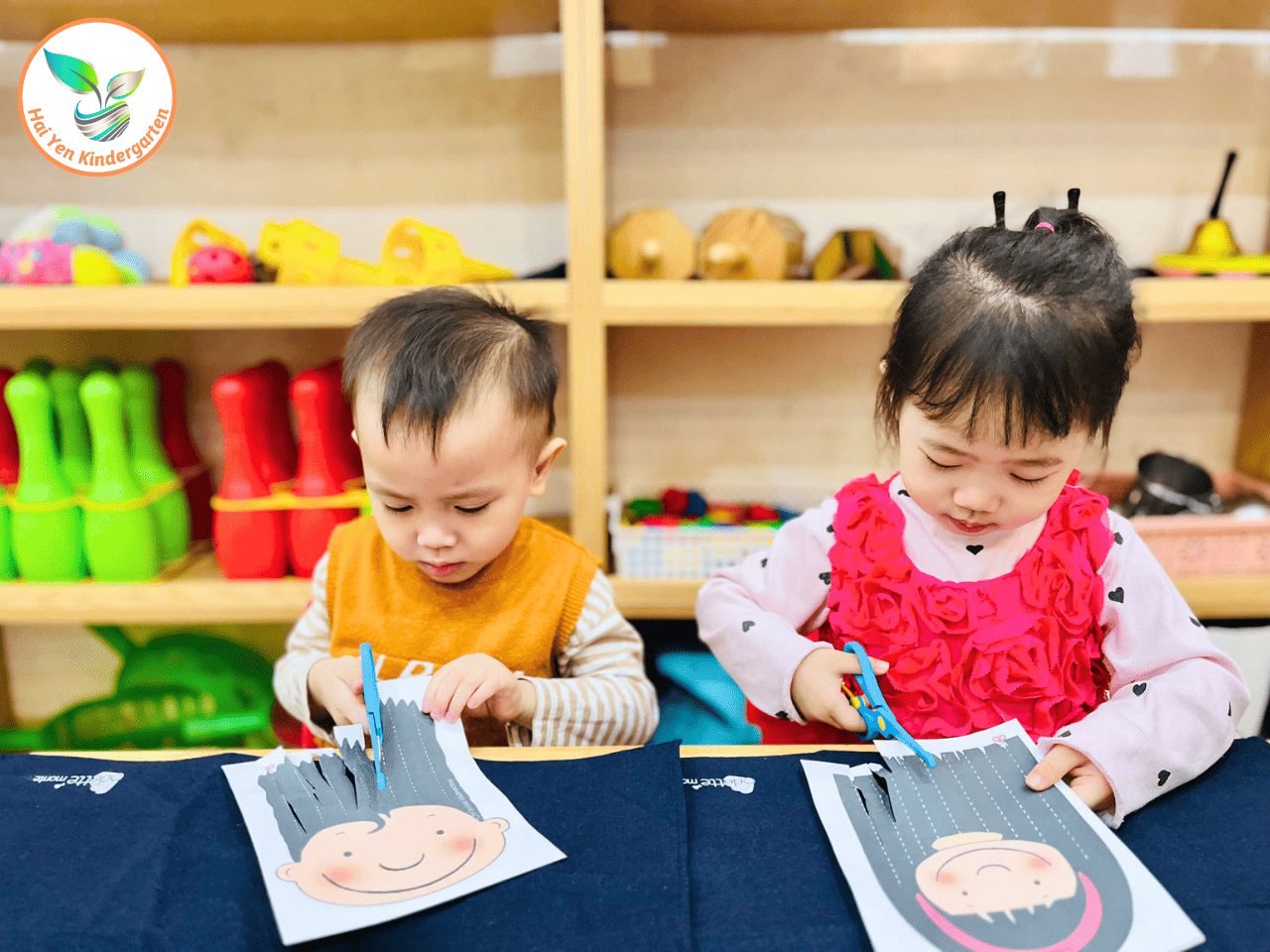 TIẾT HỌC TẠO HÌNH: BÉ TRAI – BÉ GÁI - Mầm Non Hải Yến - Trương Định