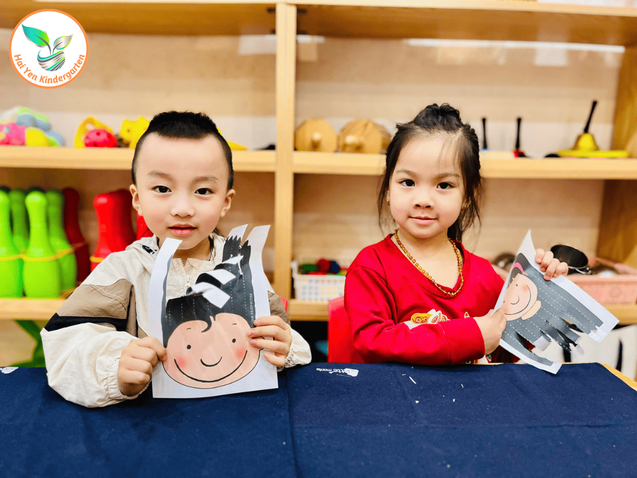 TIẾT HỌC TẠO HÌNH: BÉ TRAI – BÉ GÁI - Mầm Non Hải Yến - Trương Định