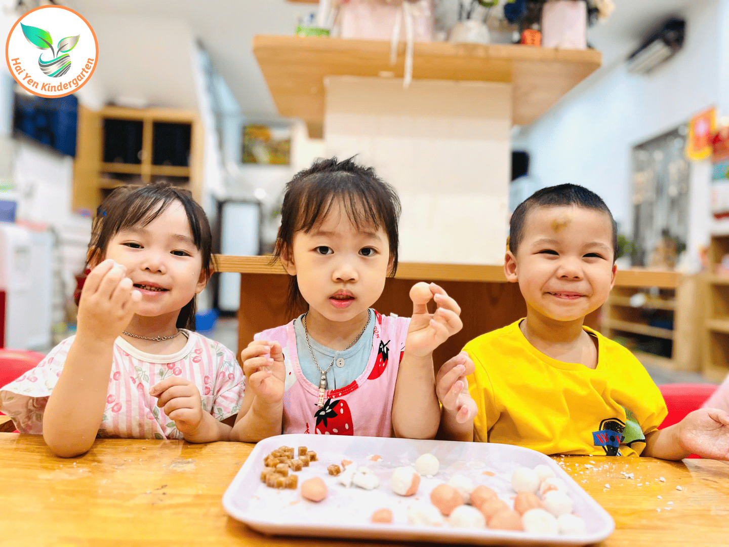 TẾT HÀN THỰC - TRẢI NGHIỆM LÀM BÁNH TRÔI - Mầm Non Hải Yến - Trương Định